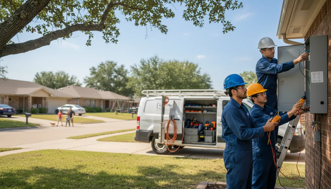 Certified electrician providing emergency electrical services in Lamesa, TX
